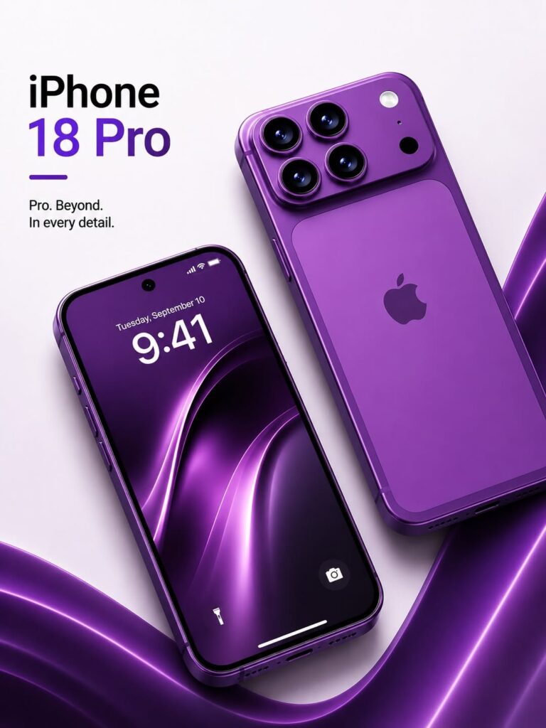   iPhone 18 Pro new design leaks